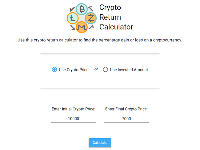 Crypto Return Calculator